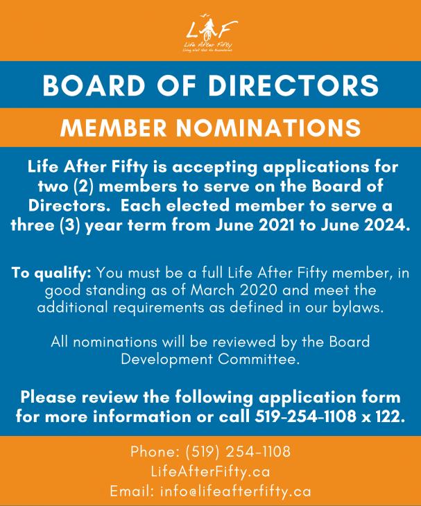 Board Member Nomination